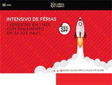 Tablet Screenshot of culturainglesasp.com.br